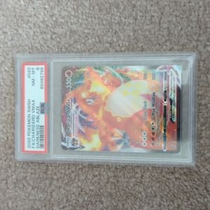 PSA 8 Charizard VMAX full art from Pokemon Sword and Shield Darkness Ablaze.